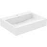 Mexen Ava umywalka nablatowa z konglomeratu 1/O 50 x 38 cm, biała - 23015001