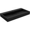 Mexen Ava umywalka nablatowa z konglomeratu 1/O 90 x 46 cm, czarna - 23019071