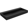 Mexen Ava umywalka nablatowa z konglomeratu B/O 100 x 46 cm, czarna - 23011070