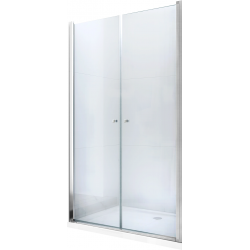 Mexen Texas otočné sprchové dveře 90 cm, Průhledné, Chromovaná - 880-090-000-01-00