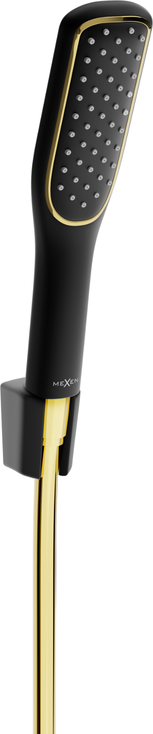 Mexen R-49 zestaw prysznicowy punktowy, złoty/czarny - 785495052-57