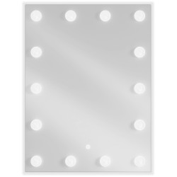 Mexen Dona podsvícené koupelnové zrcadlo 60 x 80 cm, LED 6000K, ventilátor - 9818-060-080-611-00
