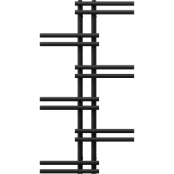 Mexen Jari grzejnik łazienkowy 1005 x 550 mm, 339 W, czarny - W115-1005-550-00-70