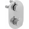 Mexen Kai termostatyczna bateria wannowo-prysznicowa 3-wyjściowa, chrom - 77602-00