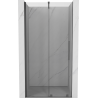 Mexen Velar drzwi prysznicowe rozsuwane 120 cm, transparent, gun gray szczotkowany - 871-120-000-01-66