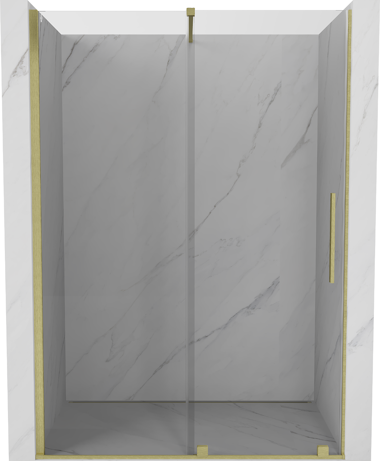 copy of Mexen Omega rozsouvací sprchové dveře 100 cm, Průhledné, Chromovaná - 825-100-000-01-00