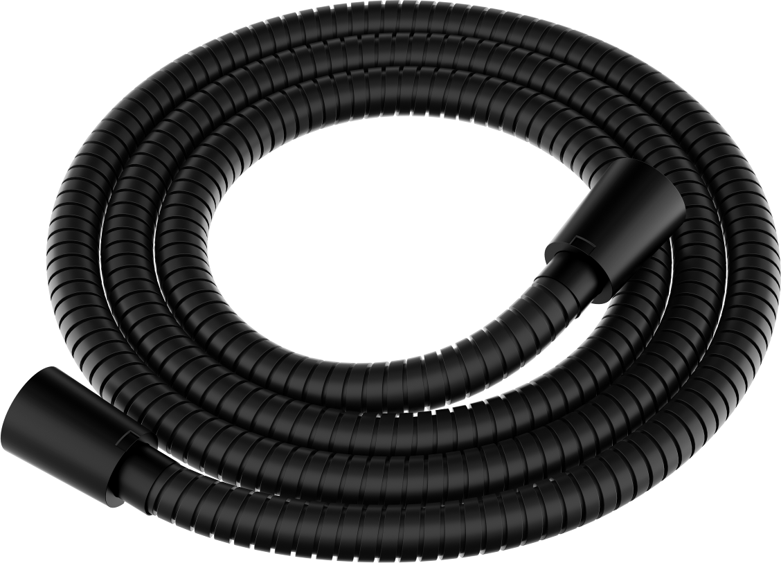 Mexen wąż prysznicowy 150 cm, czarny - 79460-70