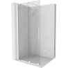 Mexen Velar drzwi prysznicowe rozsuwane Walk-in 80 cm, transparent, białe - 871-080-000-03-20