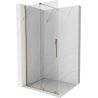 Mexen Velar drzwi prysznicowe rozsuwane Walk-in 80 cm, transparent, złote - 871-080-000-03-50