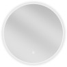 Mexen Erg lustro łazienkowe podświetlane, okragłe 50 cm, LED 6000K, antypara - 9823-050-050-611-00
