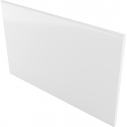 Mexen Uni boční panel 80 cm k obdélníkové vaně, Bílá - 55099-080