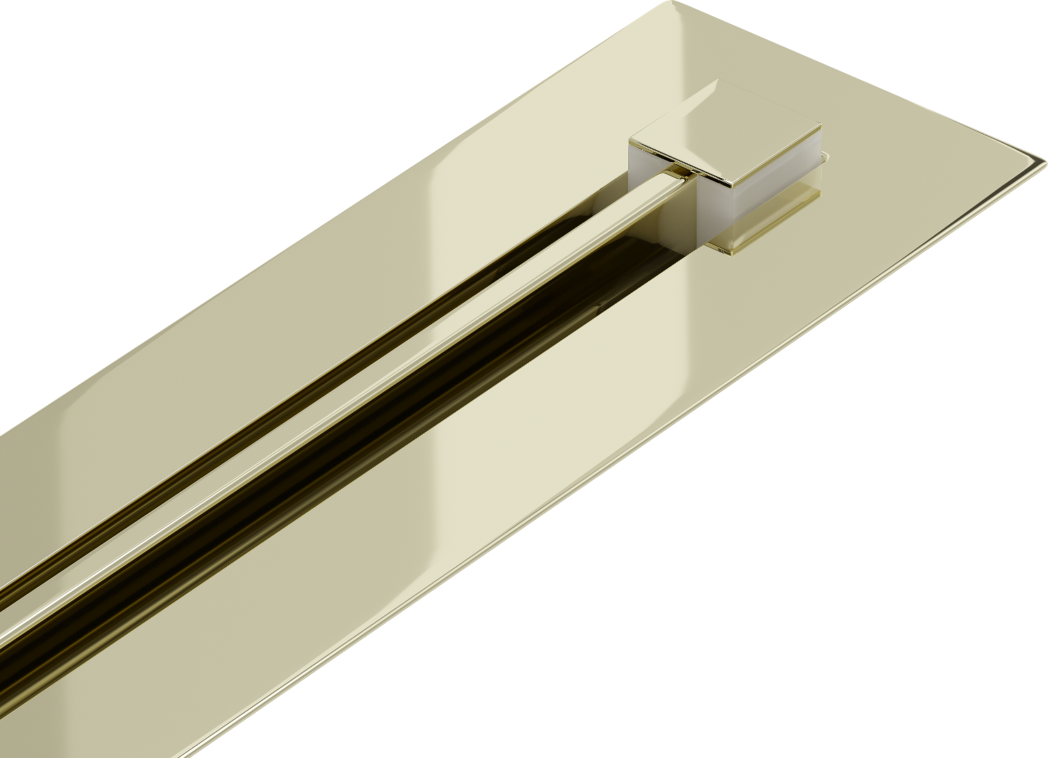 Mexen Flat 360° Super Slim odpływ liniowy obrotowy 150 cm, złoty - 1551150