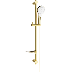 Mexen DF05 posuvný sprchový set, Zlatá - 785054582-50