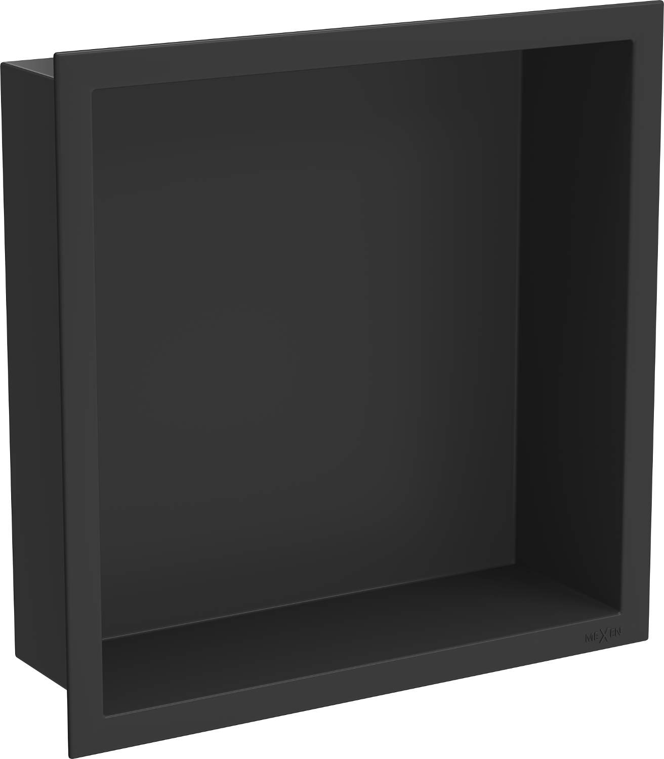 Mexen X-Wall-R półka wnękowa z kołnierzem 30 x 30 cm, czarna - 1970303010