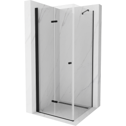 Mexen Lima kabina prysznicowa składana 90 x 90 cm, transparent, czarna - 856-090-090-70-00
