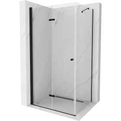 Mexen Lima kabina prysznicowa składana 90 x 120 cm, transparent, czarna - 856-090-120-70-00
