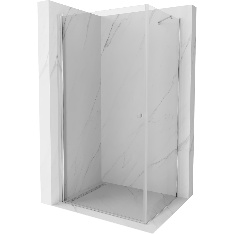 Mexen Pretoria kabina prysznicowa uchylna 90 x 100 cm, transparent, chrom - 852-090-100-01-00