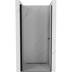 Mexen Pretoria otočné sprchové dveře 90 cm, Průhledné, Černá - 852-090-000-70-00