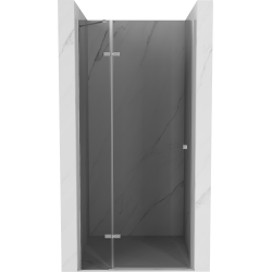 Mexen Roma otočné sprchové dveře 70 cm, Grafitově černá, Chromovaná - 854-070-000-01-40
