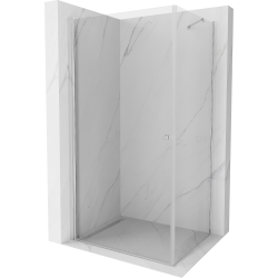 Mexen Pretoria kabina prysznicowa uchylna 75 x 110 cm, transparent, chrom - 852-075-110-01-00