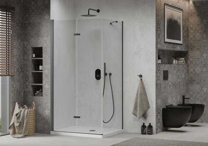 Kabiny prysznicowe z brodzikiem 120 cm